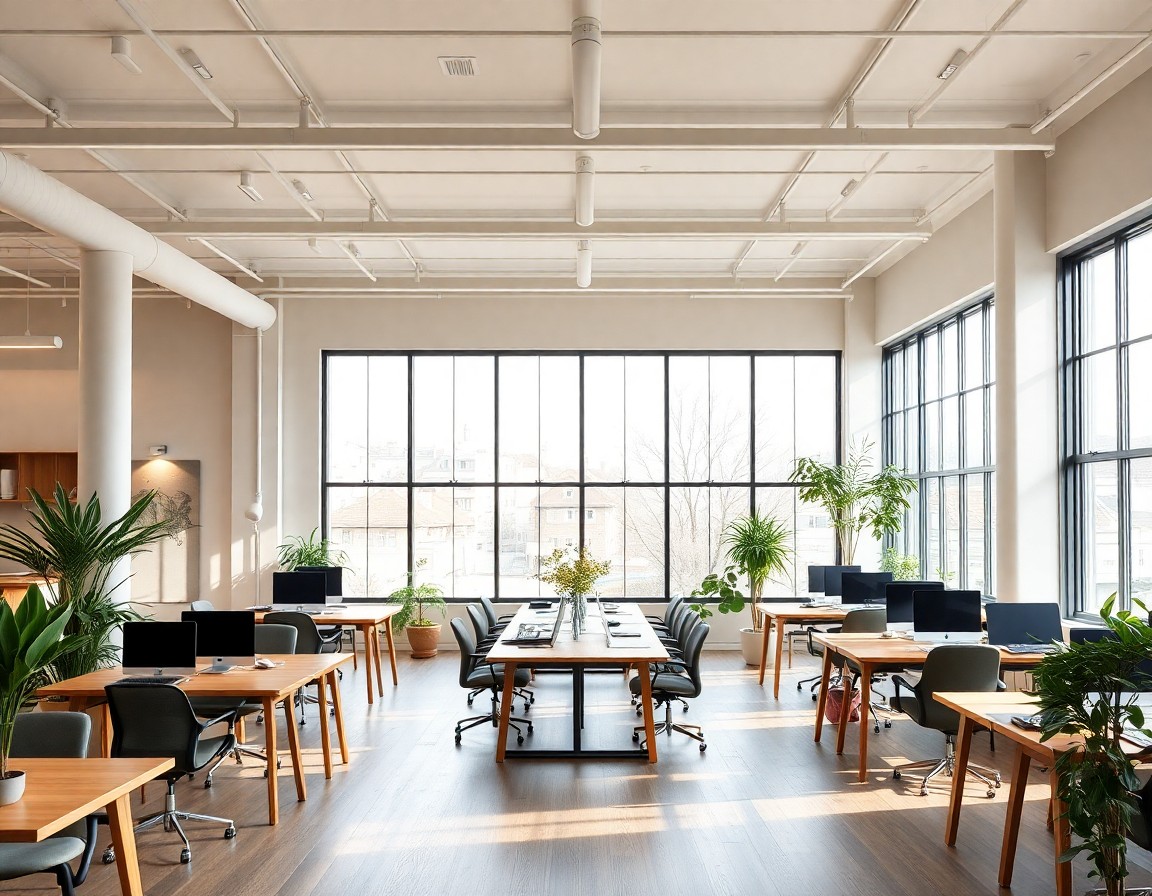 Modern coworking space